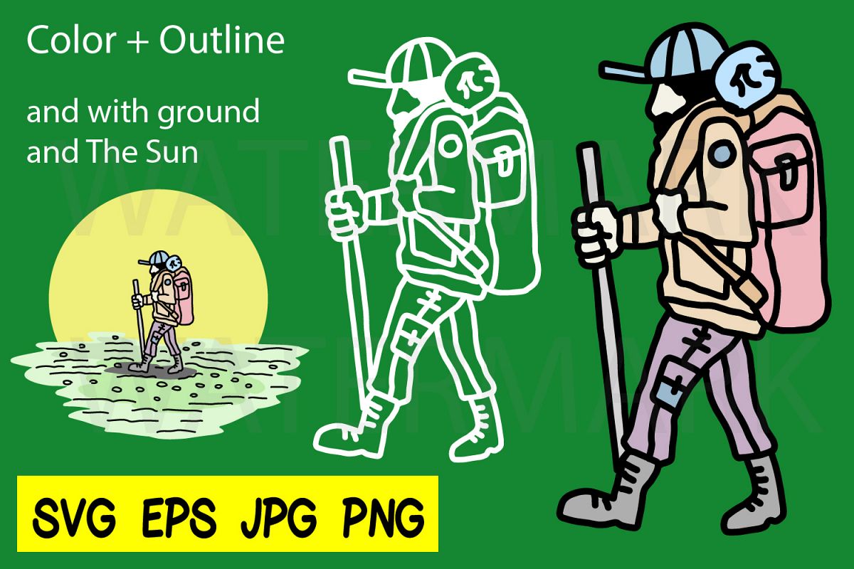 Journey and Adventure - SVG-EPS-JPG-PNG example image 1