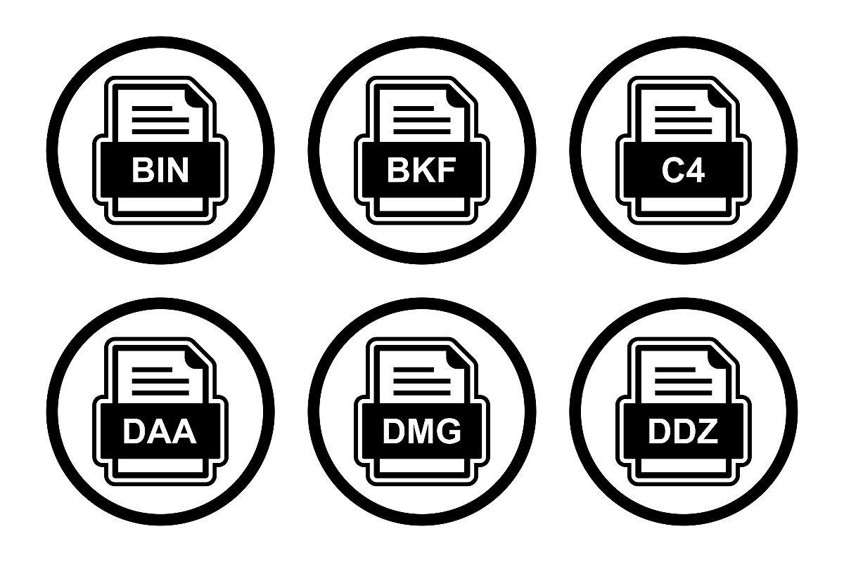 Set Of File Formats Icons example image 1