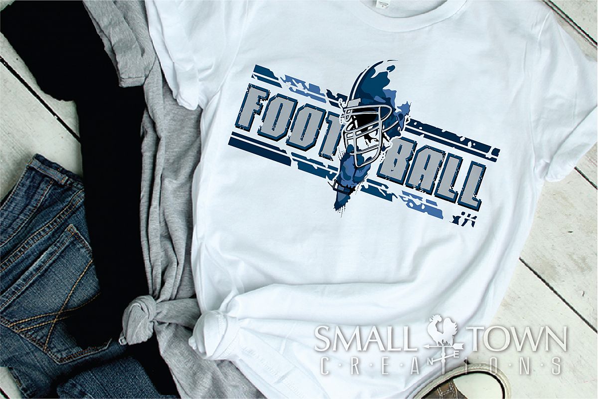Football, Football helmet, Team logo, PRINT, CUT & DESIGN example image 1