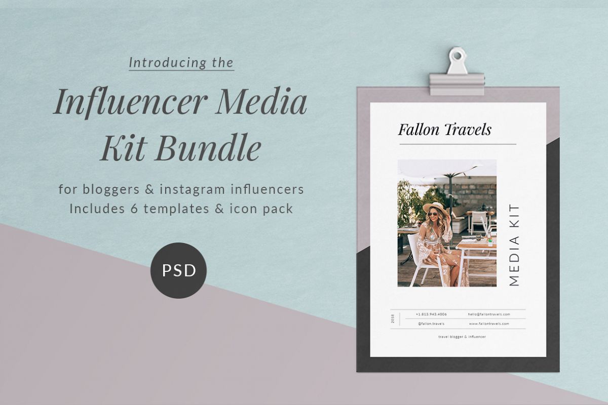 Influencer Media Kit Template
