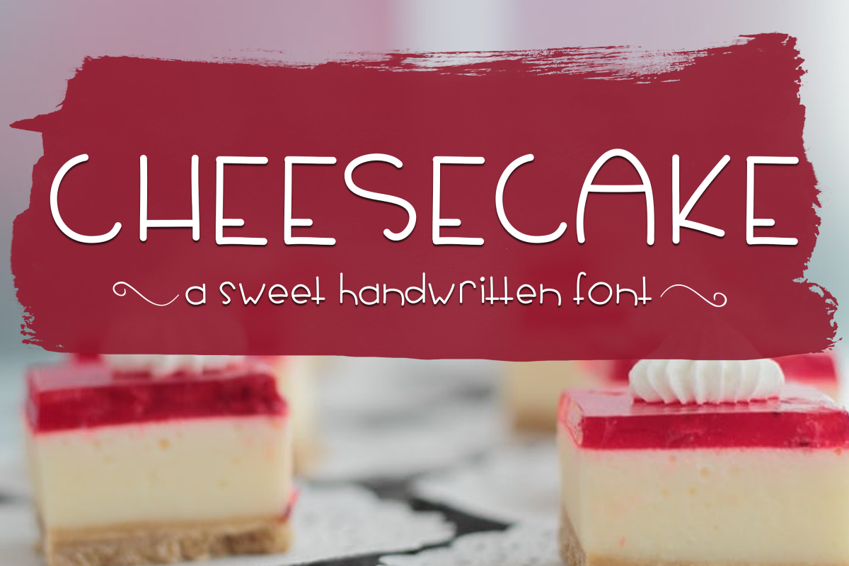 Cheesecake - A Sweet Handwritten Font example image 1