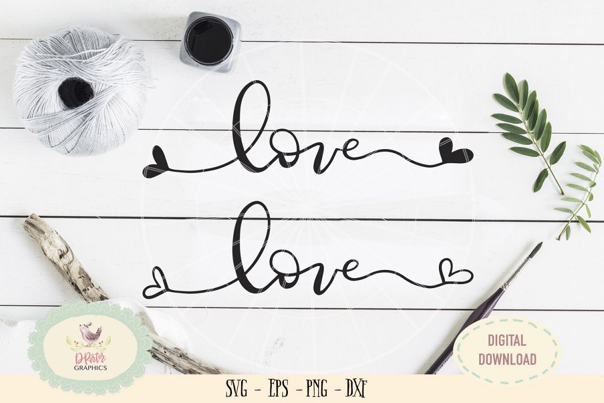 Love heart SVG PNG wedding anniversary valentine bundles example image 1