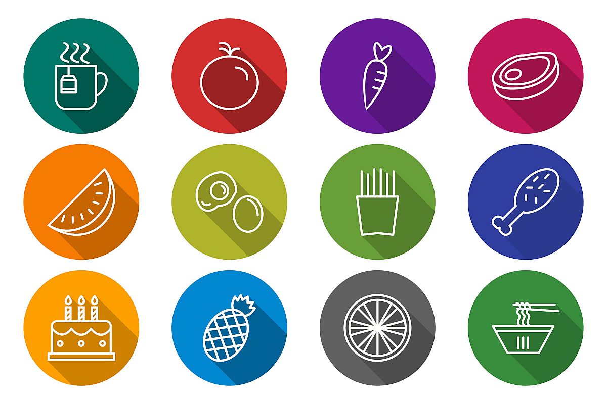 Set Of Food Icons example image 1