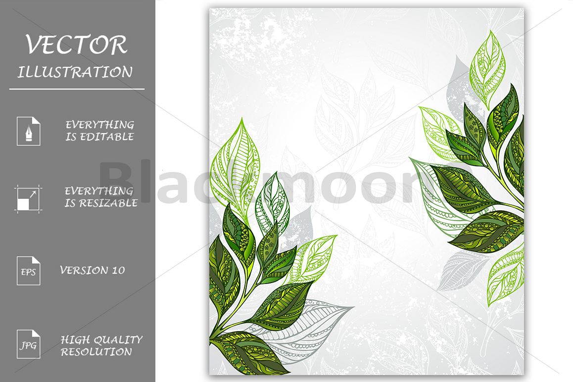 Tea Design ( Tea Background ) example image 1