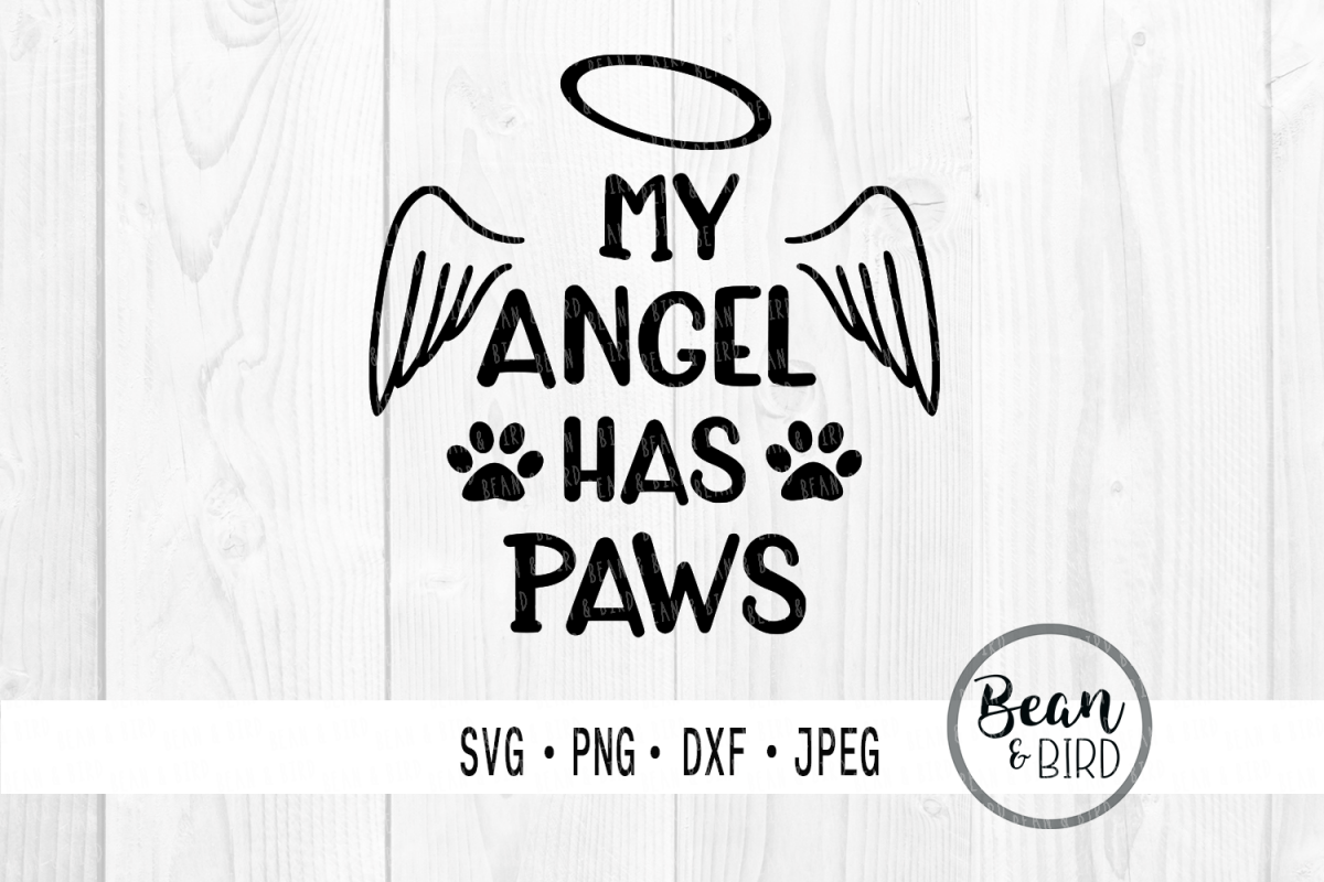 My Angel has Paws Pets Cut file example image 1