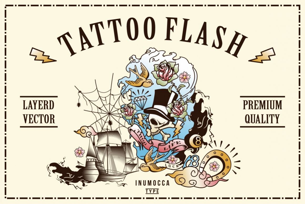 40 Tattoo Flash (full colors) example image 1