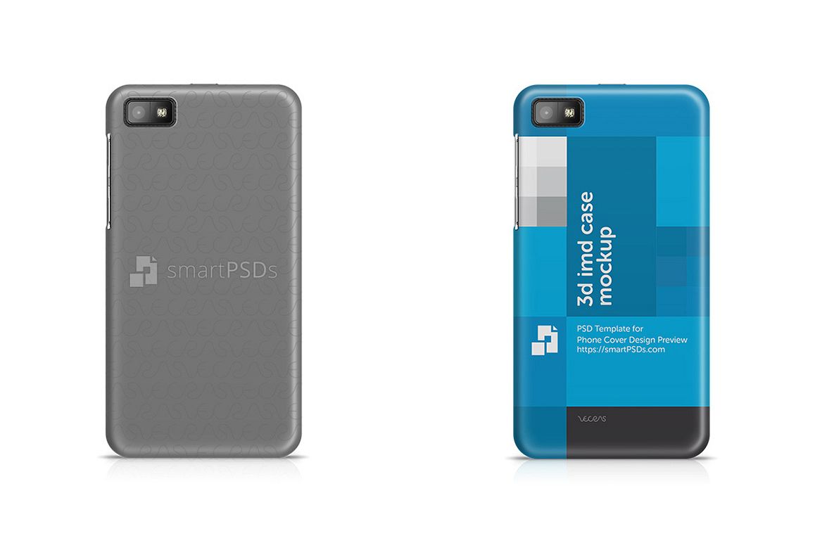 BlackBerry Z10 3d IMD Mobile Case Design Mockup 2013 example image 1