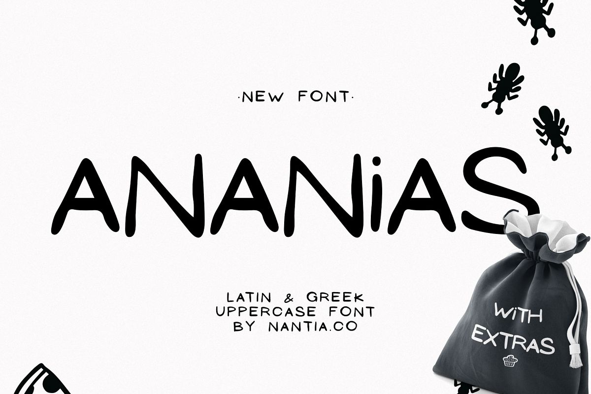 Ananias Doodle Font example image 1