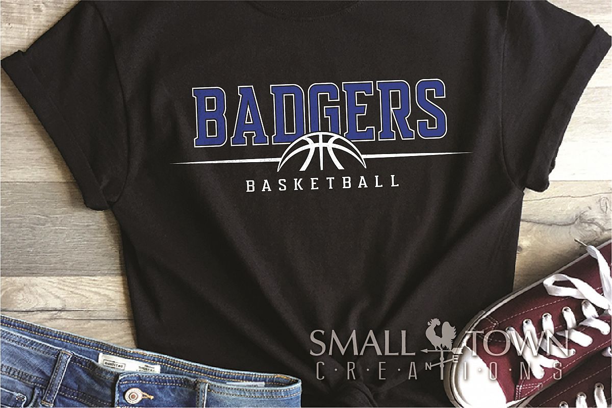 Badger, Badger Basketball Team, Sport, PRINT, CUT & DESIGN example image 1