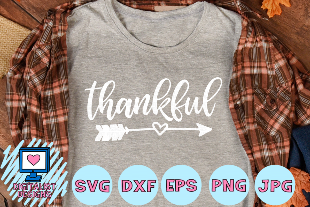 thankful SVG | arrow SVG | Thanksgiving SVG example image 1
