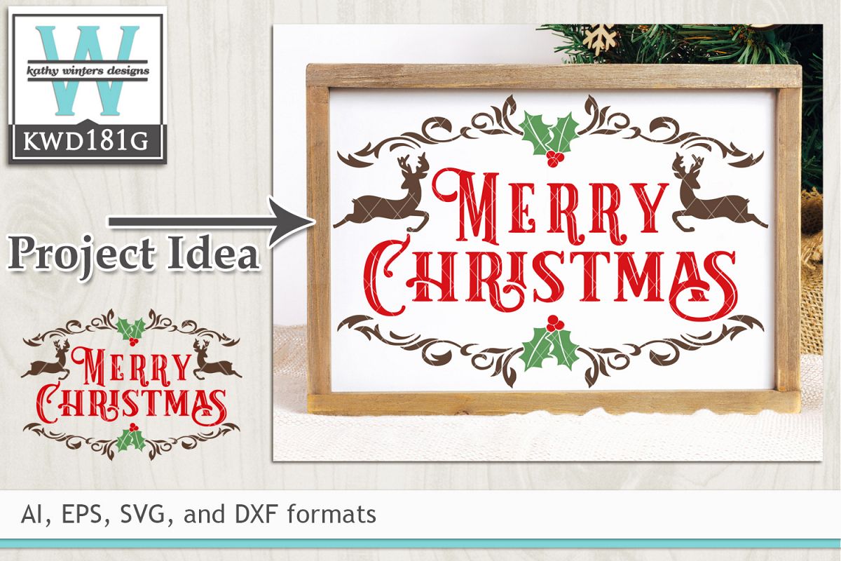 Christmas SVG - Merry Christmas example image 1