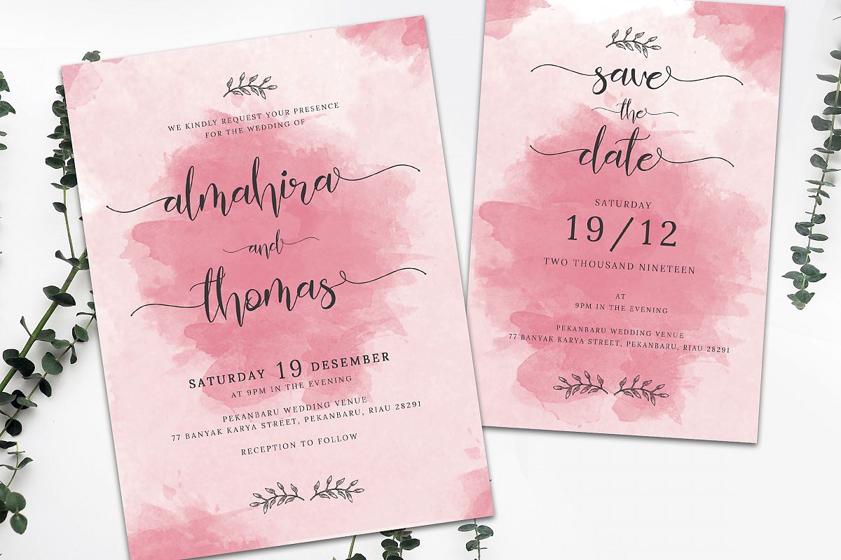 Wedding Invitation Suite vol. 01 example image 1