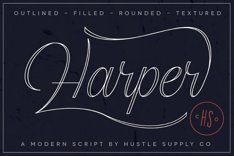 Harper Script example image 1