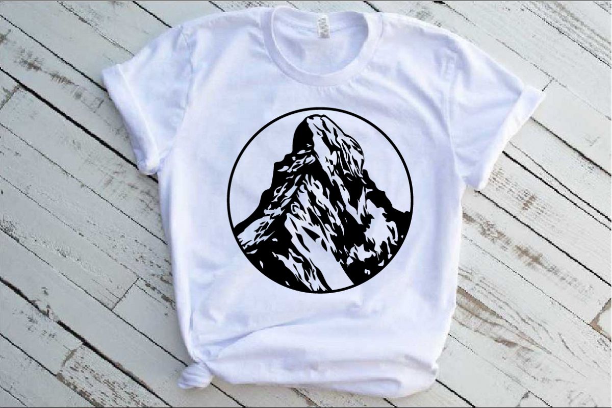 Matterhorn Mountains SVG Alps alpinism ski snow 1246S example image 1
