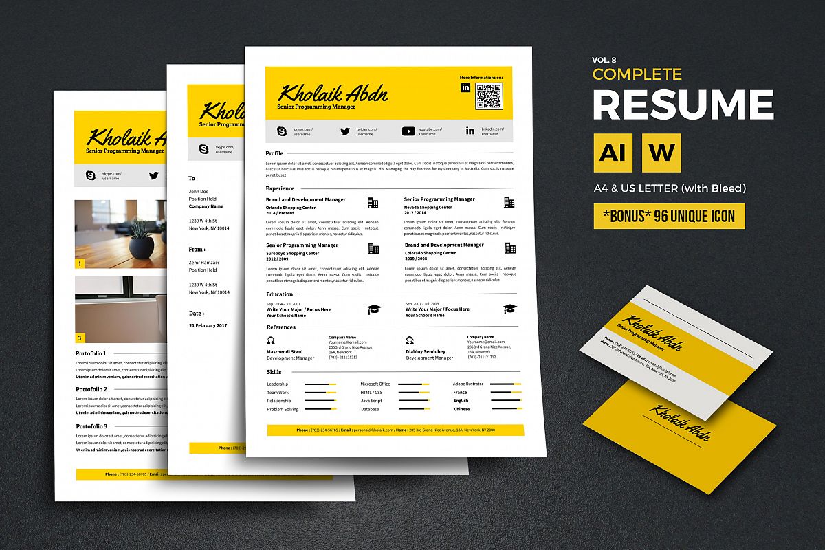 Resume example image 1