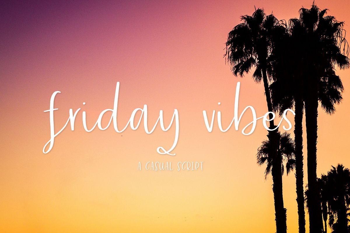 Friday Vibes Script example image 1