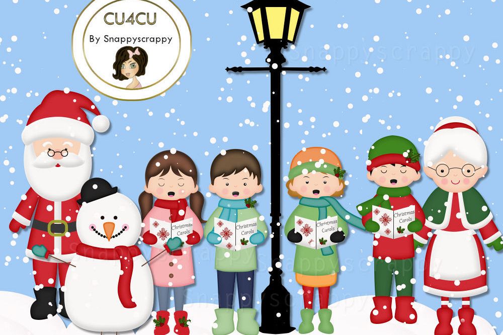 Christmas Snow Fun Clipart example image 1