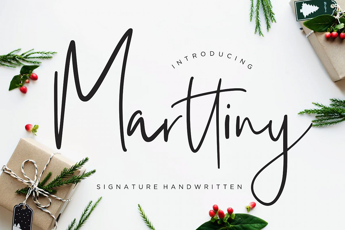 Marttiny Signature Handwritten example image 1