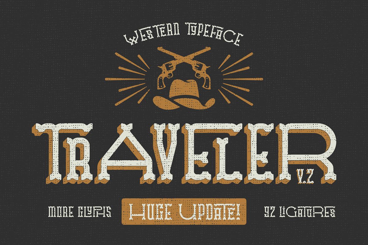 Traveler v.2 typeface example image 1