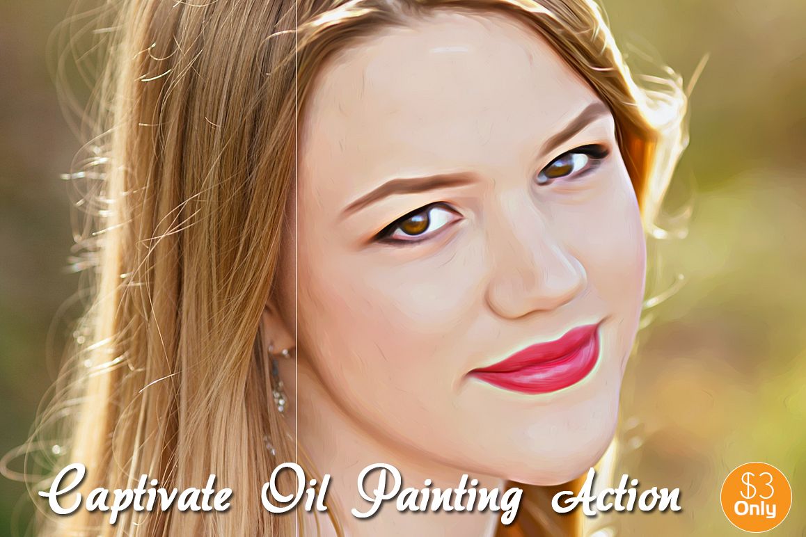 Captivate Oil Painting Action example image 1