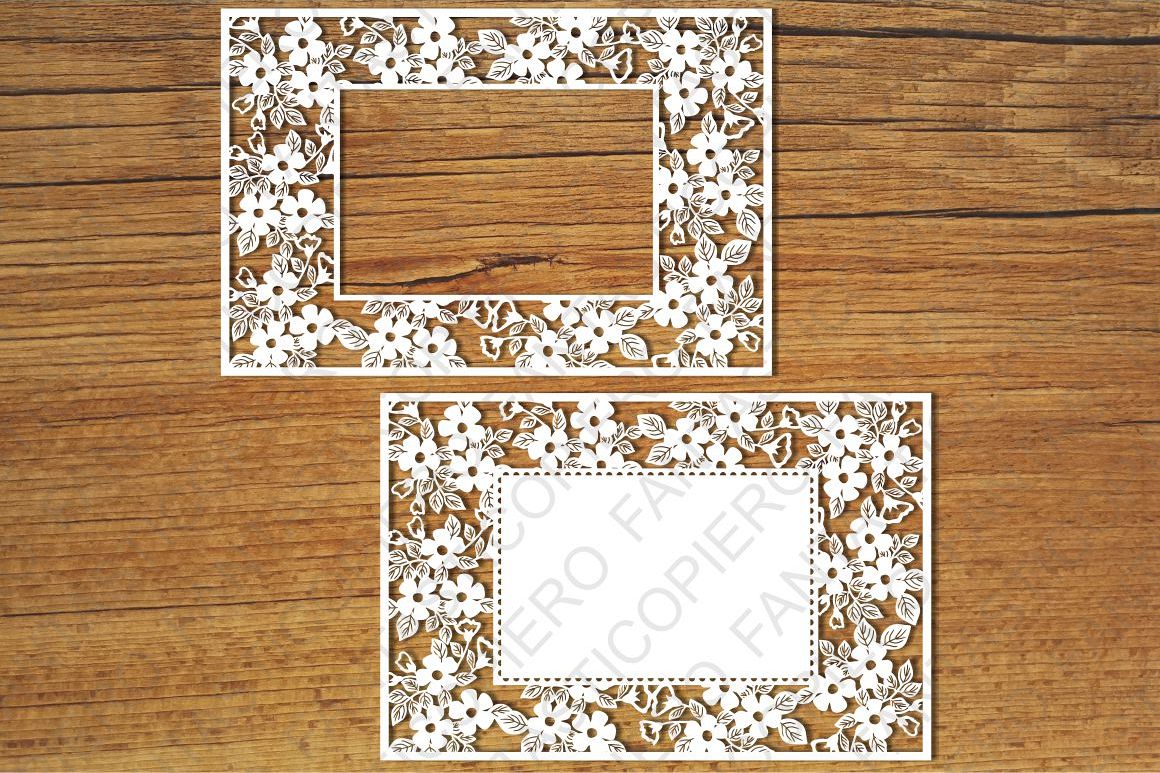 Ornamental Frame 5 SVG files for Silhouette and Cricut. example image 1