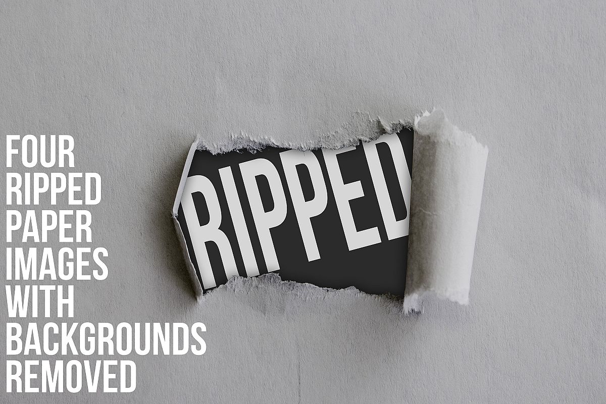 Ripped Paper Bundle example image 1
