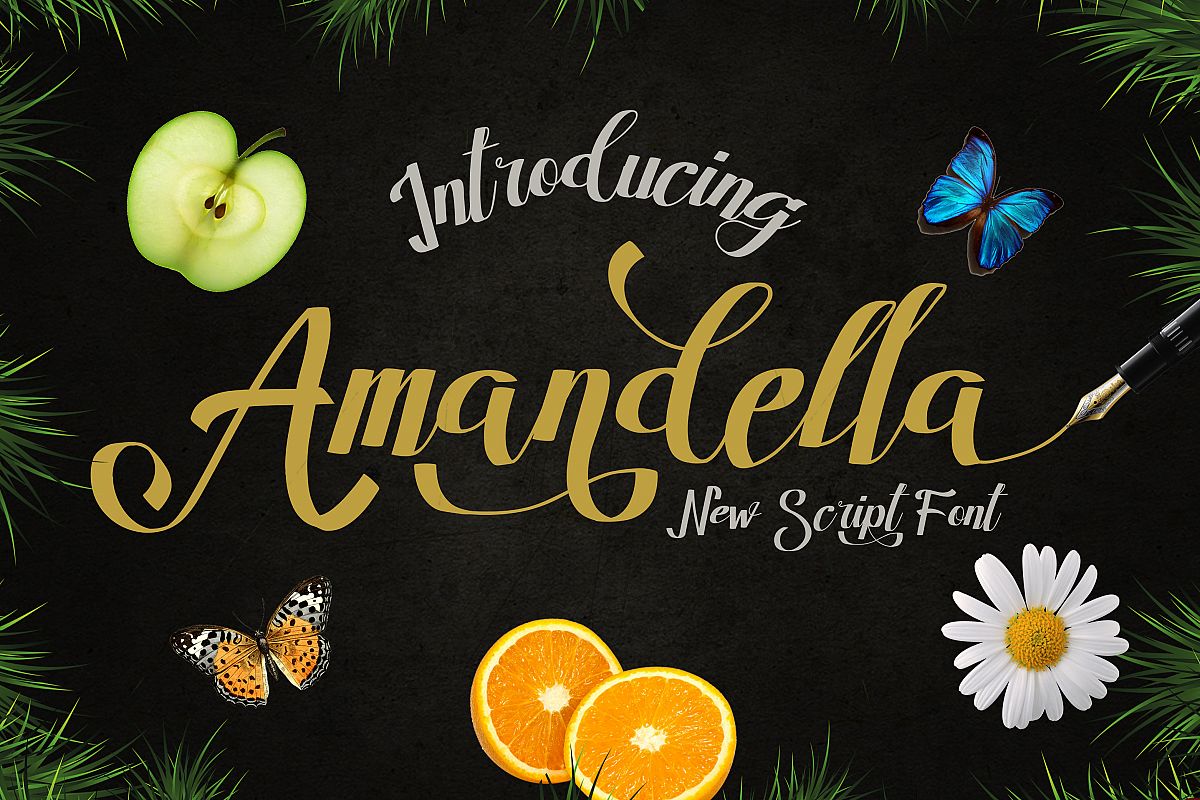 Amandella Script example image 1