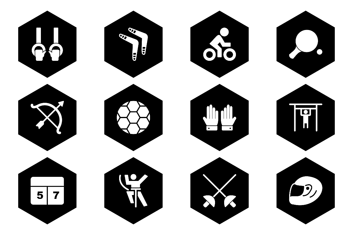 Set Of Sports And Game Icons example image 1