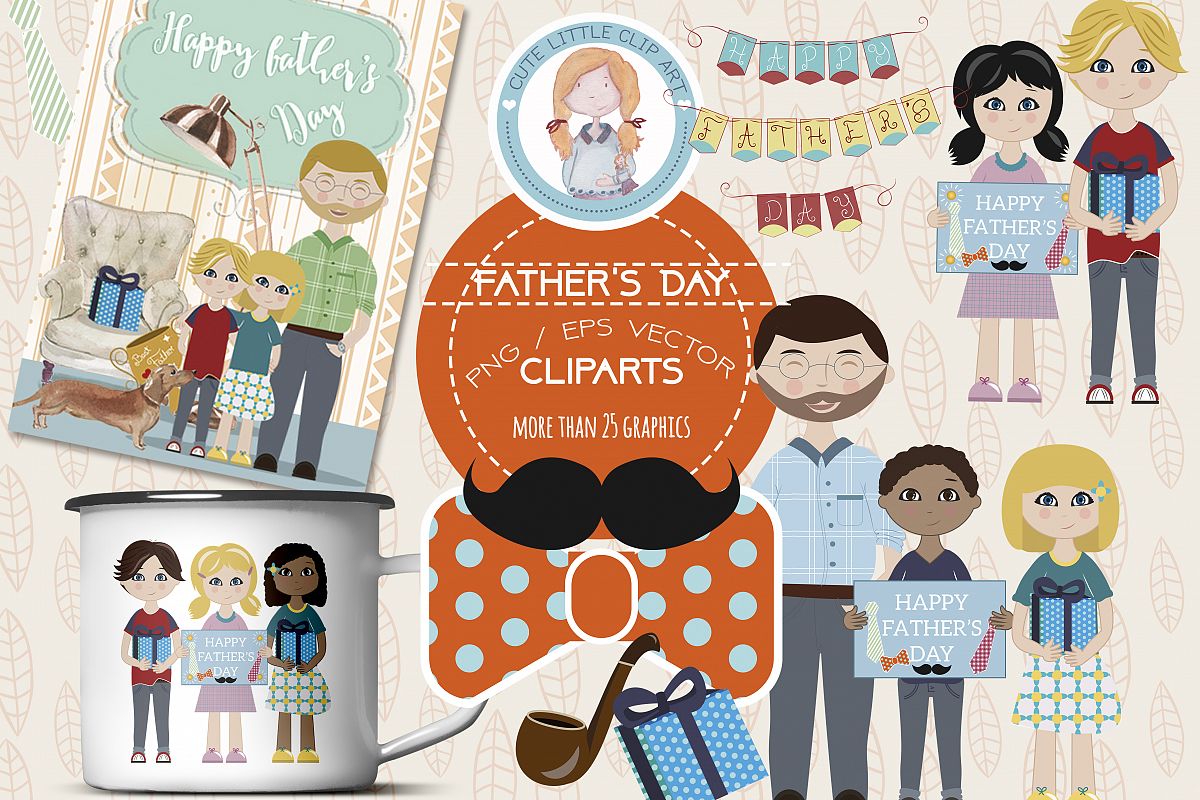 Father Day Clipart example image 1
