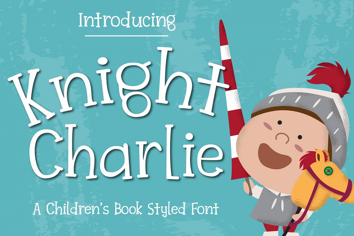 Knight Charlie - Children Font example image 1