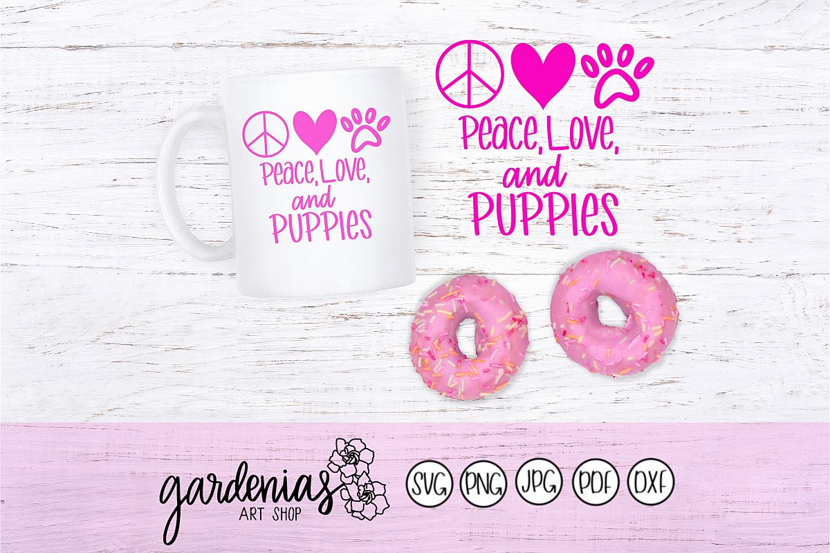 Peace Love and Puppies example image 1