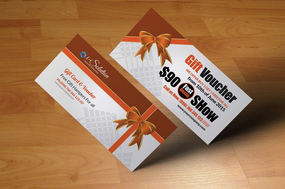 Stylish Business Gift Vouchers example image 1