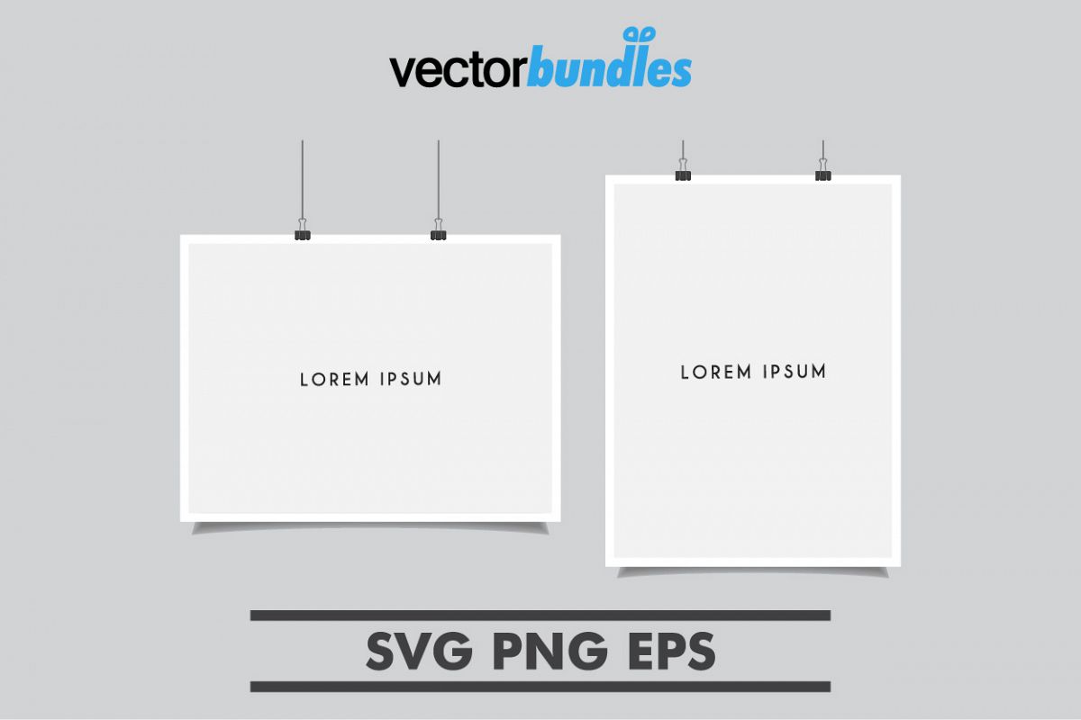 Poster place holder template example image 1
