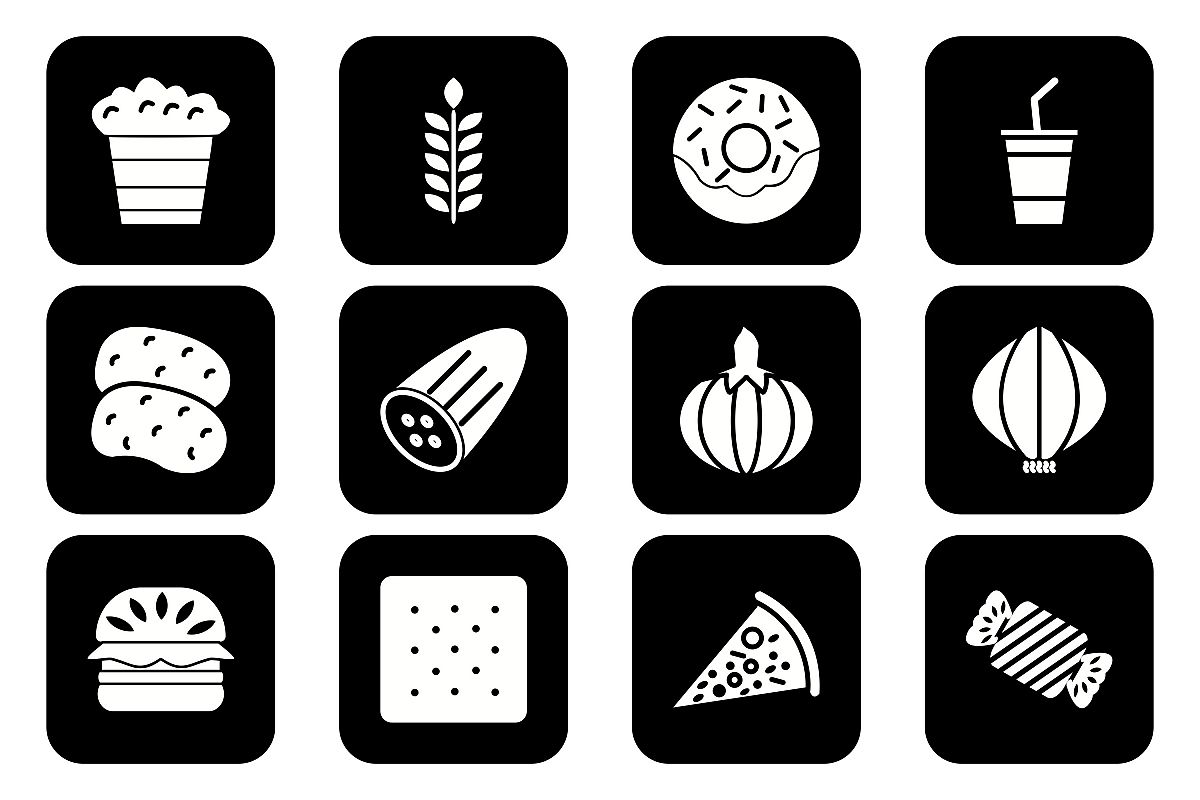 Set Of Food Icons example image 1