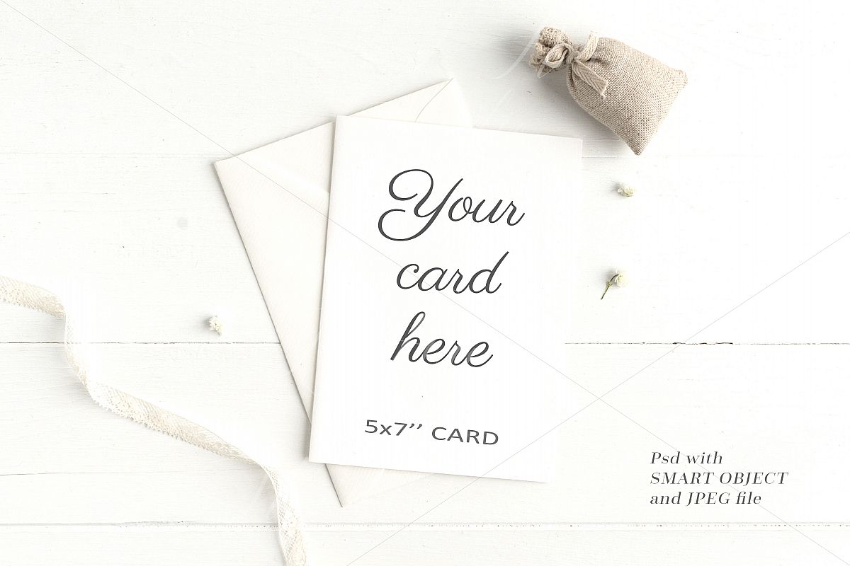 Wedding Stationery Mockup - crd208 example image 1