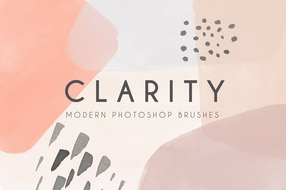 Clarity - Modern Photoshop Brushes example image 1