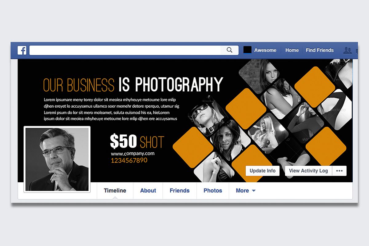 Photography Business Facebook Timeline example image 1