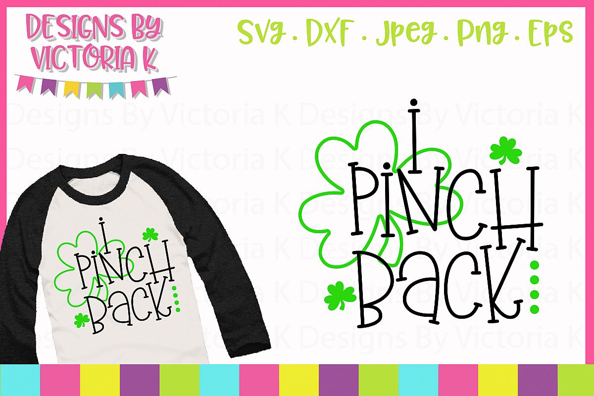 I Pinch Back SVG Cut File example image 1