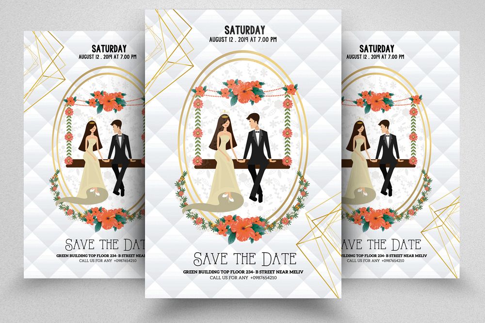Save The Date Flyer Template example image 1
