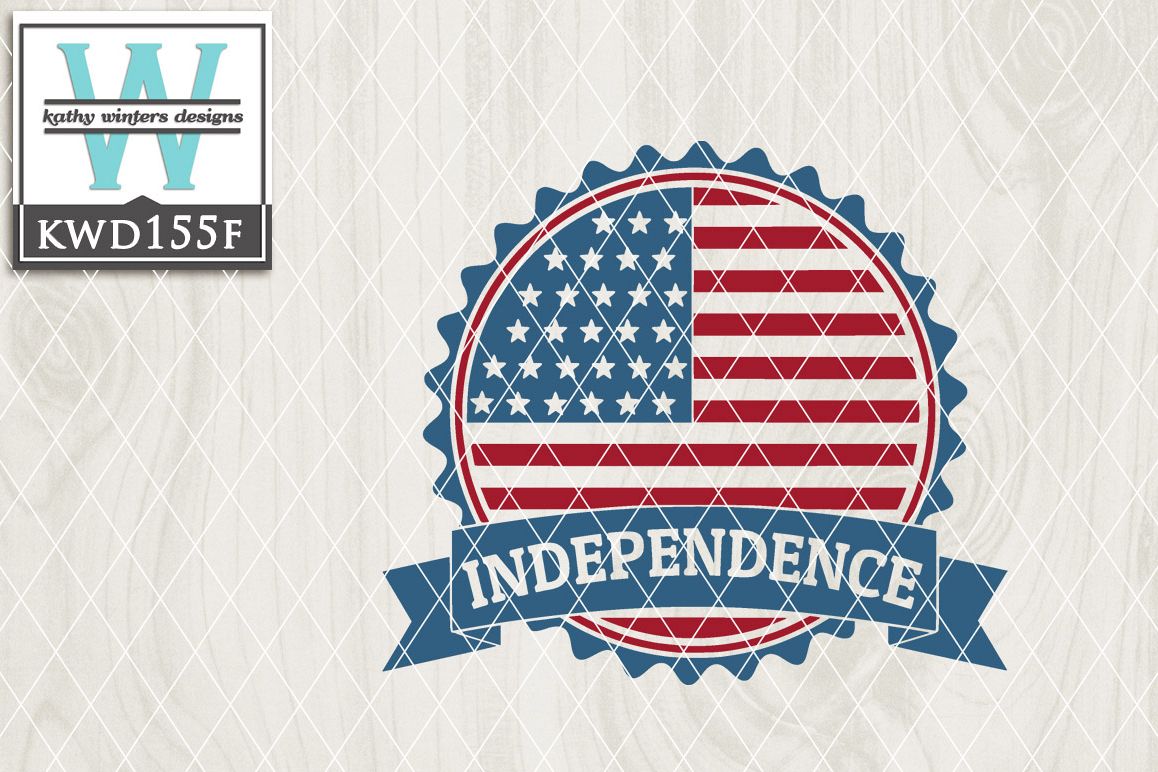 Patriotic Cutting File KWD155F example image 1
