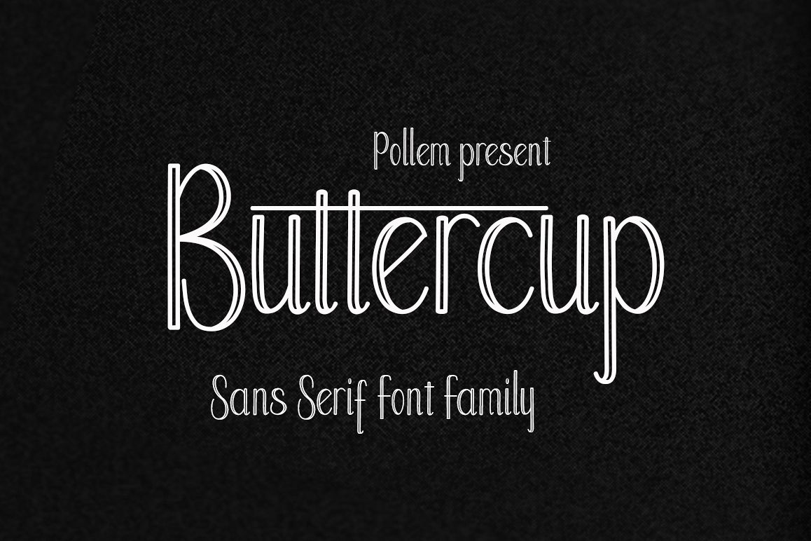 Buttercup Font Family example image 1