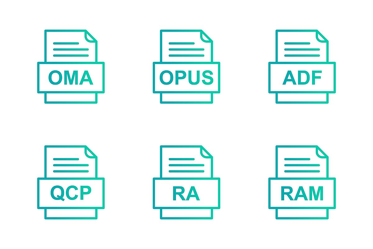Set Of File Formats Icons example image 1