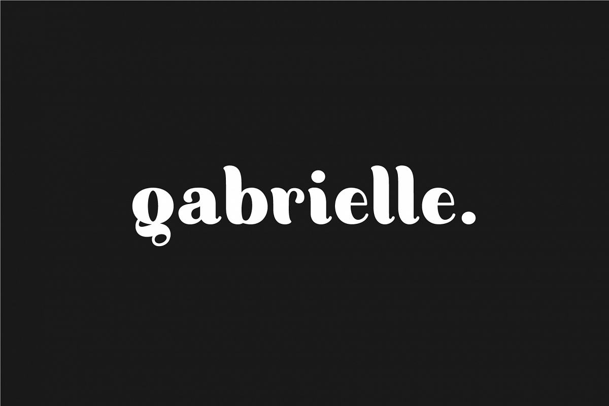 Gabrielle. Sans serif family example image 1