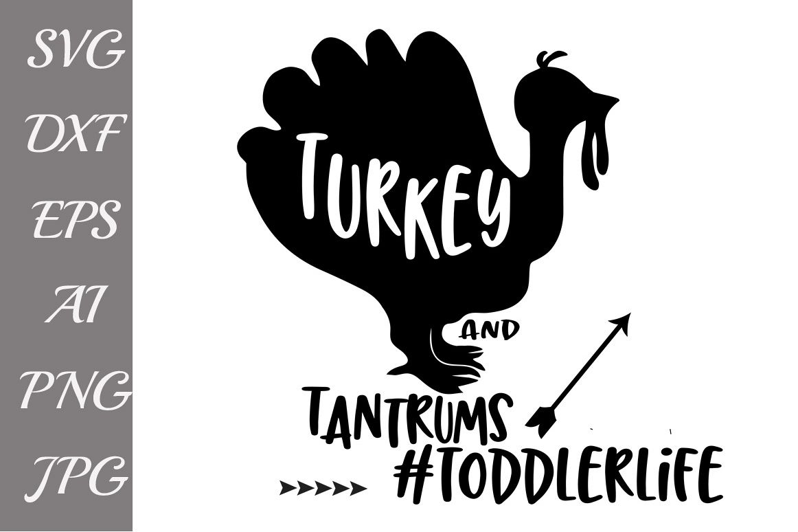 Turkey and Tantrums Svg example image 1
