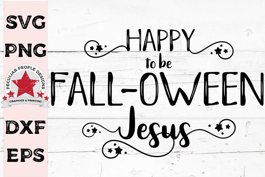 Cute Following Jesus SVG distress, funny Christian Halloween example image 1