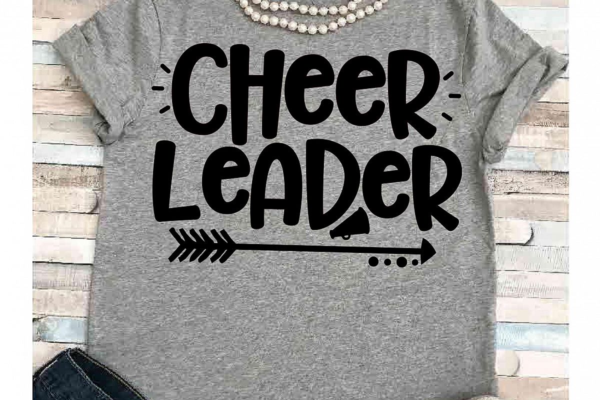 Cheer svg SVG DXF JPEG Silhouette Cameo Cricut Cheerleader svg iron on