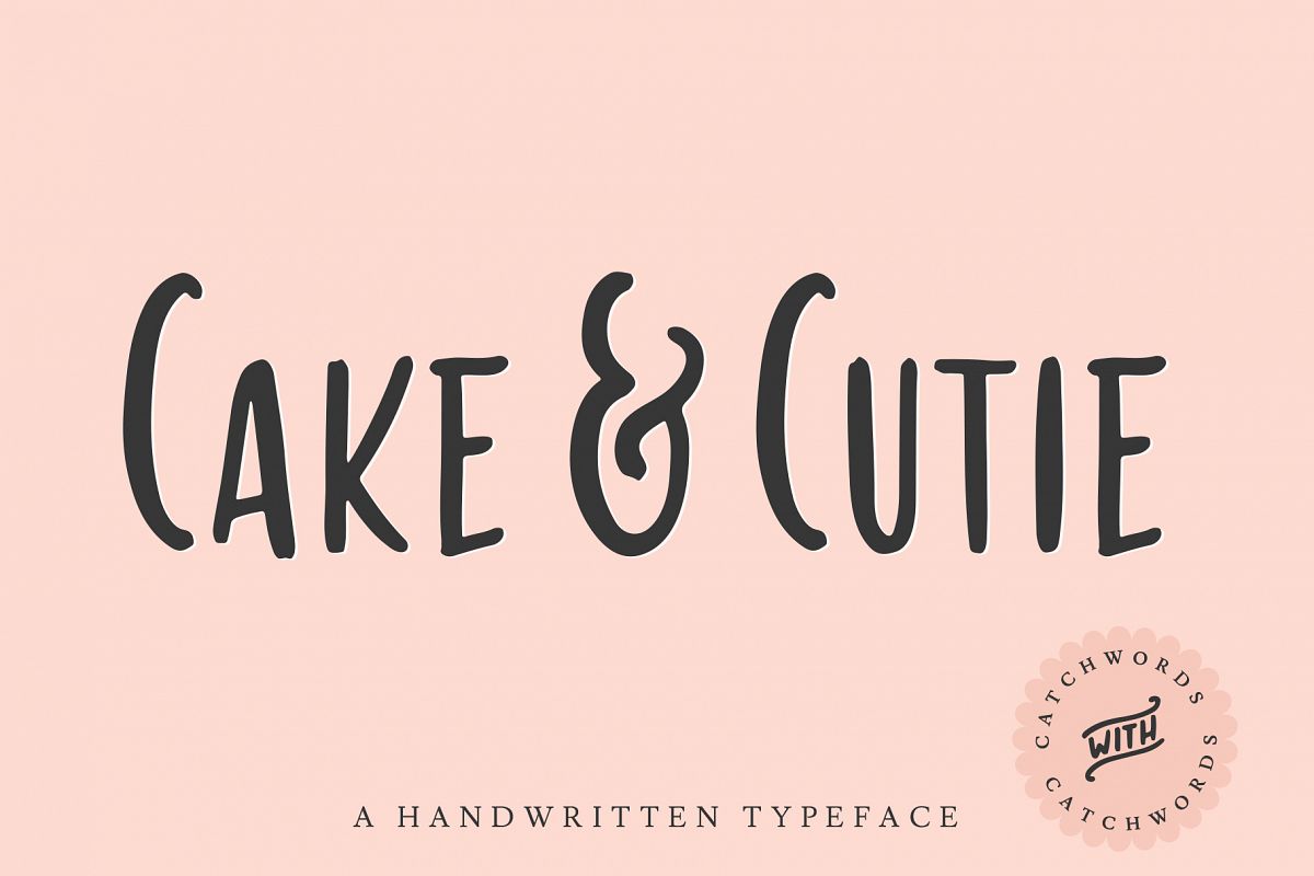 Cake & Cutie | A Handwritten Typeface example image 1