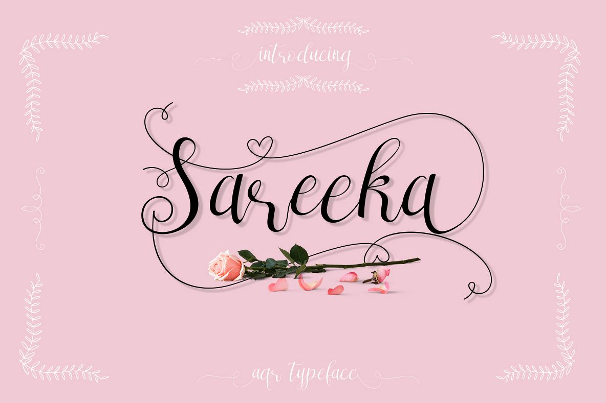 Sareeka Script example image 1