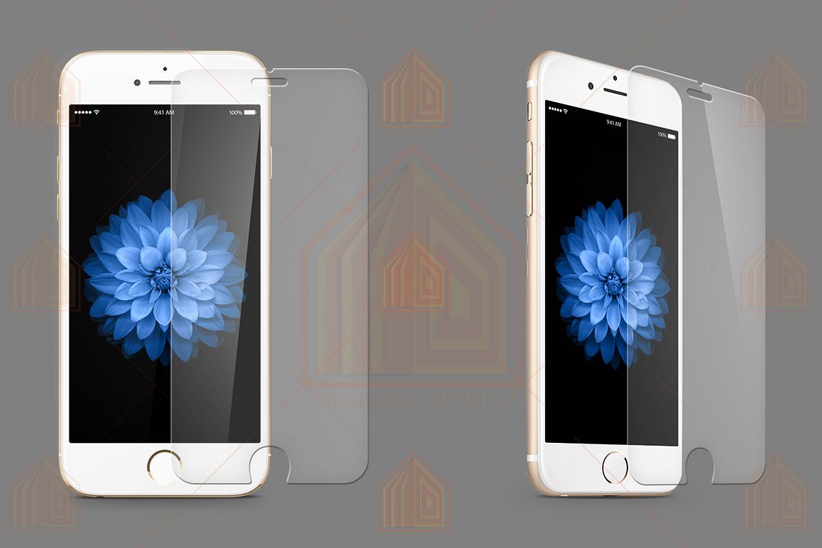 iPhone 6-6s Tempered Glass Template example image 1