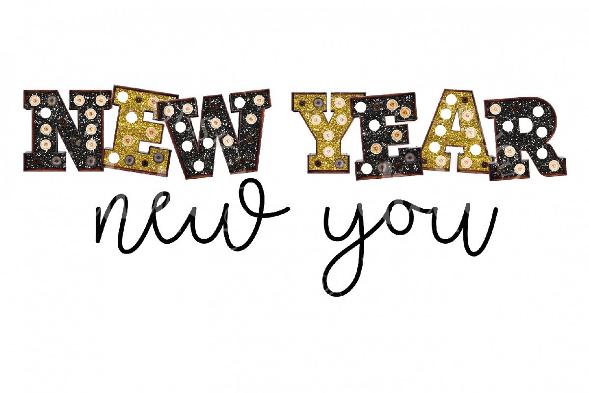 New Year Sublimation Design example image 1